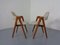 Compass Chairs in Teak by Kai Kristiansen for Sva Mobler, 1960s, Set of 6 15