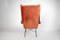 Mid-Century Modern Velvet Armchair by Miroslav Navratil for Ton, Image 10