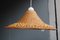 Italian Pendant Light in Woven Straw, 1950s, Image 1