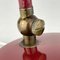 Mid-Century Red Desk Lamp, Italy, 1960s, Image 7