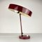 Mid-Century Red Desk Lamp, Italy, 1960s 1