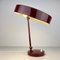 Rote Mid-Century Schreibtischlampe, Italien, 1960er 9