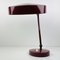 Lampe de Bureau Rouge Mid-Century, Italie, 1960s 3