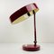 Lampe de Bureau Rouge Mid-Century, Italie, 1960s 10