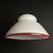 Lámpara colgante de Murano blanca, Italia, años 70, Imagen 11