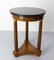 Empire French Iroko & Marble Plant Holder with 3-Legs, 1960s 4