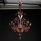 Transparent Blown Glass Chandelier 4