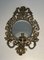 Appliques Murales Louis XIV en Bronze et Miroir, Set de 2 5