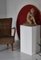 Alfred Christensen zugeschriebener Sessel aus Eiche & Velours für Slagelse Furniture Works, 1950er 20