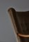 Poltrona in quercia e velluto attribuita ad Alfred Christensen per Slagelse Furniture Works, anni '50, Immagine 7