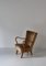 Alfred Christensen zugeschriebener Sessel aus Eiche & Velours für Slagelse Furniture Works, 1950er 12