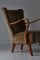 Easy Chair in Oak & Velor attributed to Alfred Christensen for Slagelse Furniture Works, 1950s, Image 5