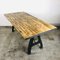Industrial Dining Table with Machine Parts Oxidaad, 1920s, Image 10