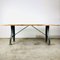 Industrial Dining Table with Machine Parts Oxidaad, 1920s 5