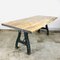 Industrial Dining Table with Machine Parts Oxidaad, 1920s, Image 1