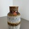 Jarrón de cerámica Fat Lava atribuido a Bay Ceramics, Alemania, años 70, Imagen 4