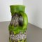 Brutalist Fat Lava Green Ceramic Vases attributed to Dümler and Breiden, Germany, 1970s 13
