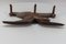 Antique Hand-Carved Hat Rack with Bird and Three Wooden Hooks, Germany, 1920s, Image 8
