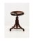 Tabouret de Piano Pivotant Vintage en Chaise en Rotin, 1950s 1