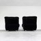 Black Velvet Lounge Chairs, 1970s, Set of 2, Image 5