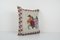 Vintage Handwoven Floral Pattern Kilim Cushion Cover in Wool, 2010s, Image 3