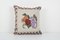 Vintage Handwoven Floral Pattern Kilim Cushion Cover in Wool, 2010s, Image 1