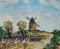 François Gos, Moulin en Provence, Huile sur Toile, Encadrée 2