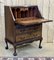 English Donkey Back Secretaire in Walnut, 1930s, Image 9