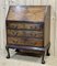 English Donkey Back Secretaire in Walnut, 1930s, Image 3