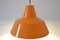 Lámpara de techo de trabajo esmaltada de Louis Poulsen, años 60, Imagen 1