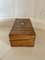 Large Antique Victorian Quality Burr Walnut Parquetry Inlaid Writing Box, 1860s 3