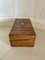 Large Antique Victorian Quality Burr Walnut Parquetry Inlaid Writing Box, 1860s, Image 3