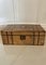 Large Antique Victorian Quality Burr Walnut Parquetry Inlaid Writing Box, 1860s 1