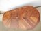 Ausziehbarer Ovaler Esstisch aus Exotischem Holz, 2000er 3