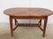 Extendable Oval Dining Table in Exotic Wood, 2000s 2