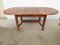 Extendable Oval Dining Table in Exotic Wood, 2000s 1