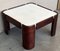 Mid-Century Modern Coffee Tables with Curved Legs and White Top, 1950s, Set of 2 4