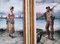 Frederick Reginald Donat, Pêcheuse et Pêcheur, Oil on Wood, Framed, Set of 2 4