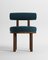 Modern Moca Chair in Boucle and Smoked Oak by Collector Studio, Image 1