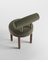 Modern Moca Chair in Boucle and Smoked Oak by Collector Studio 4