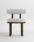 Modern Moca Chair in Boucle and Smoked Oak by Collector Studio 1
