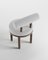 Modern Moca Chair in Boucle and Smoked Oak by Collector Studio 3