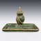 Russian Inkstand in 2-Colour Gold Mounted on Nephrite, 1910s, Image 3