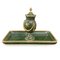 Russian Inkstand in 2-Colour Gold Mounted on Nephrite, 1910s, Image 1