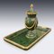 Russian Inkstand in 2-Colour Gold Mounted on Nephrite, 1910s, Image 2