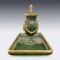 Russian Inkstand in 2-Colour Gold Mounted on Nephrite, 1910s 4