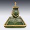Russian Inkstand in 2-Colour Gold Mounted on Nephrite, 1910s, Image 4