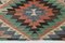 Türkischer Kelim Teppich aus Pastell Wolle 8