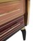 Italian Wood and Colored Glass Sideboard, 1950s, Image 6