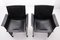 Korium Armchair in Black Leather by Matteo Grassi, 1970s, Set of 2, Image 2